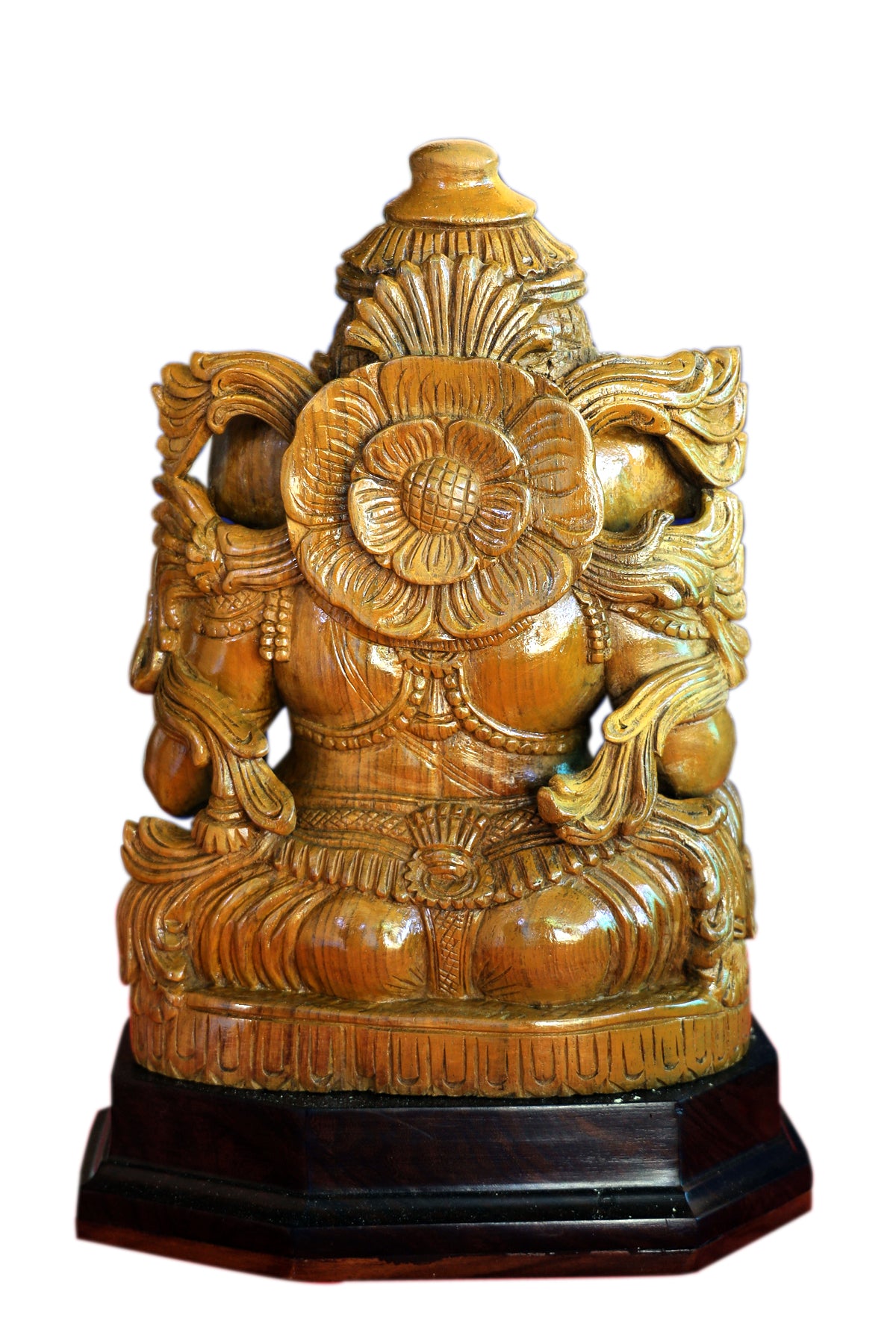 Teak Wood Ganapati